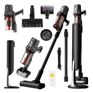 Aspirator Vertical Wireless cu Statie Deerma DEM-T30W, 240W 23kPa Max 0.56L (Negru)