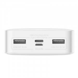 Baterie externa powerbank Baseus Bipow 20000mAh, 15W (alb) PPBD050102 - Img 4
