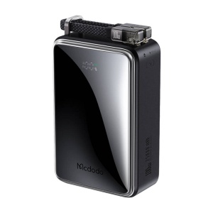 Baterie Externa Powerbank Mcdodo MC-0561 Digital Dis 25000mAh, 100W, Cablu USB-C 0.2m (Negru)