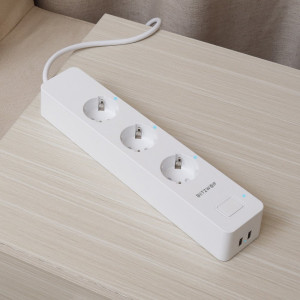 Blitzwolf BW-SHP9 Prelungitor Smart Blitzwolf BW-SHP9 3300W 3 prize UE cu USB dublu 2,4A - Img 5