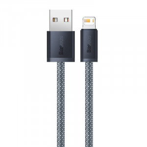 Cablu de date Baseus Dynamic Series USB la Lightning, 2.4A, 1m (gri) CALD000416 - Img 2