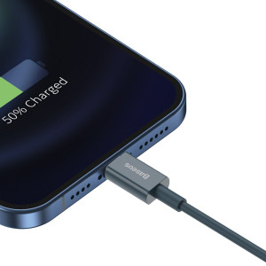 Cablu de date Baseus Superior Series USB la Lightning 2.4A 1m (albastru) CALYS-A03 - Img 5