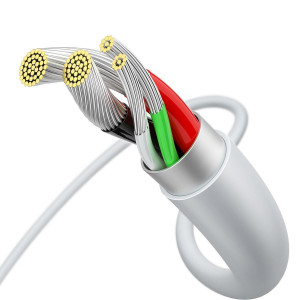 Cablu de date Baseus Superior Series USB la micro USB, 2A, 1m (alb) CAMYS-02 - Img 6