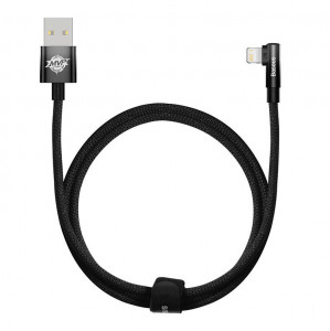 Cablu de date Baseus USB la Lightning MVP 2 20W 1m (negru) CAVP000001 - Img 1