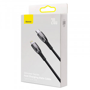 Cablu incarcare USB-C la Lightning Baseus Glimmer 20W