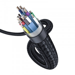 Cablu HDMI Baseus Enjoyment Series, 4K, 1.5 m (negru/gri) WKSX000213 - Img 5