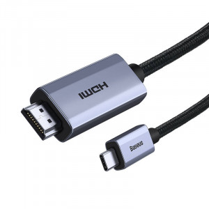 Cablu USB-C la HDMI Baseus, 4K, 3m (negru) WKGQ010201 - Img 3
