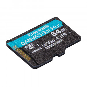 Card de memorie microSDXC Canvas Go! Plus Kingston 64GB