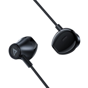 Casti cu Fir In Ear USB-C Acefast L2 Microfon si Telecomanda 1.2m (Negru)