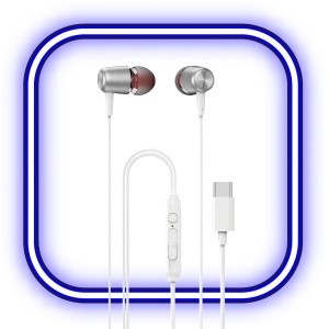 Casti cu Fir In Ear USB-C Dudao X1PROT 1.2m