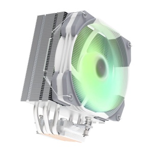 Coller Procesor Racire Activa LED Darkflash S21 ARGB (Radiator + Ventilator 120x130) Alb