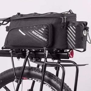 Borseta Bicicleta Rockbros A9-BK Pentru Portbagaj, 12L- Neagra