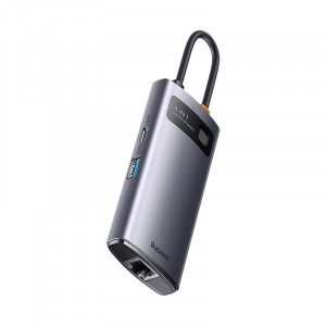 Hub 4in1 Baseus Metal Gleam Series, USB-C la 3x USB 3.0 + Ethernet RJ45 WKWG070113 - Img 4