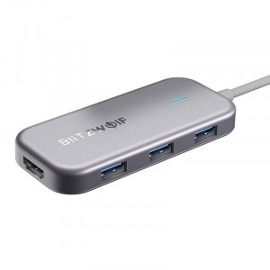 Hub adaptor 7 in 1 Blitzwolf BW-TH5 USB-C, 3X USB, USB-C PD, SD, TF, HDMI - Img 8