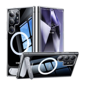 Husa Samsung Galaxy S24 Ultra Torras UPRO Pstand MagSafe (Transparent)