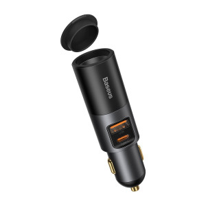 Incarcator Auto Rapid BASEUS Share Together, bricheta auto,USB + USB-C, 120W