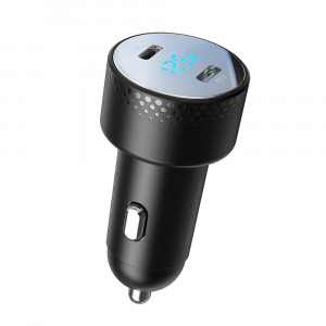Incarcator Auto Rapid Joyroom JR-CCD02, Dual-Port 2 x USB-C 70W