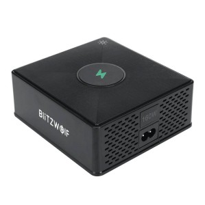 Incarcator Telefon Rapid De Retea 6in1 Blitzwolf 868H, 2xUSB-A, 3xUSB-C, 160W (negru)