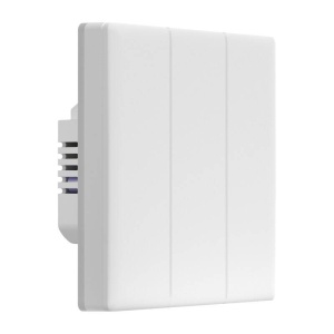 Intrerupator Smart de Perete Wi-Fi 3 Canale Sonoff TX T5-3C-86 (Alb)