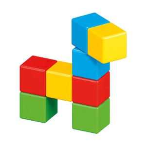 Jocuri Creative Caramizi Magnetice Magicube Color Recycled Crystal 8 Elemente GEOMAG GEO-054