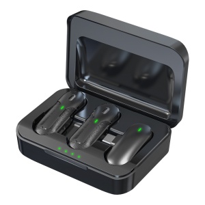 Microfon Wireless Smartphone 2in1 Devia Kintone USB-C (Negru)
