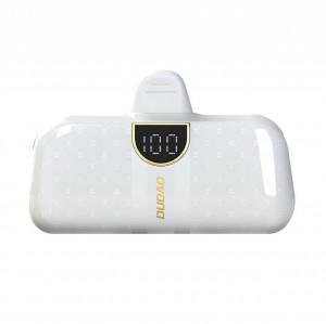 Mini Powerbank Dudao K20SL In Forma De Geanta Lightning 5000mAh - alb