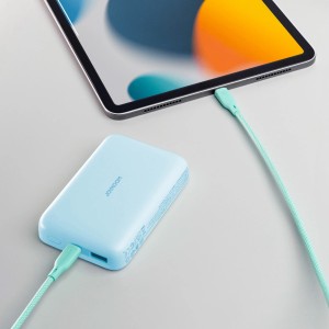 Mini Baterie Externa PowerBank Wireless 20W 10000mAh Joyroom JR-W020 (albastru deschis)