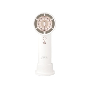 Mini Ventilator Portabil XO MF88, 12000rpm 3000 mAh, Functionare Max 12h (Alb)