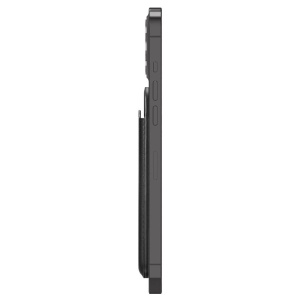 Portofel Wallet Magnetic Smartphone Spigen VALENTINUS MagSafe (Negru)