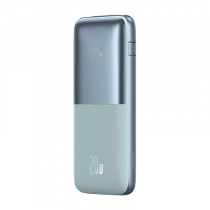 Powerbank Baseus Bipow Pro 10000mAh, 2xUSB, USB-C, 20W (albastru) PPBD040103 - Img 8