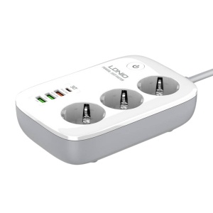 Prelungitor Electric SMART Wi-Fi 3 Premium, 4xUSB 2m LDNIO