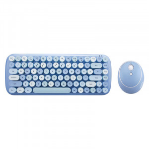 Set tastatura + mouse wireless MOFII Candy 2.4G (albastru) SMK-632388AG - Img 1