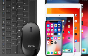 Tastatura Ipad + Mouse Wireless Pentru IPad/IPhone Omoton