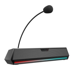 Soundbar Bluetooth Gaming Edifier HECATE G1500 Bar RGB 2 x 2.5W Microfon Detasabil (negru)
