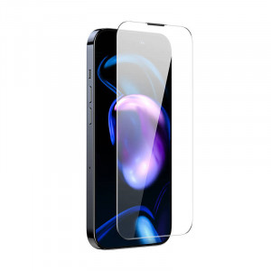 Sticla securizata Baseus Crystal rezistenta la praf 0.3 mm pentru iPhone 14 Pro Max (2 buc) SGBL110302 - Img 6