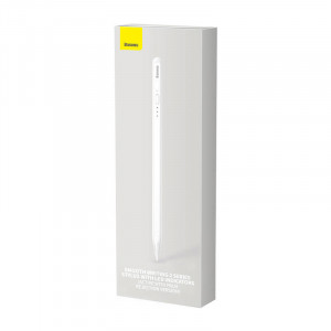Stilou Stylus Activ Baseus cu Indicatori LED (Alb) SXBC060402