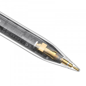Stilou Baseus Smooth Writing 2 cu indicatori LED (alb) SXBC060202 - Img 3