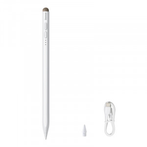 Stilou Stylus activ + pasiv Baseus Smooth Writing (alb) SXBC040002 - Img 2