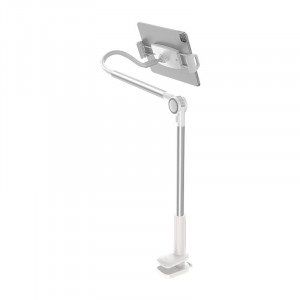 Suport Telefon/Tableta Cu Clema Rotativ Baseus Otaku Life Rotary Pro (argintiu) LUZQ000012