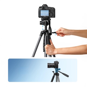 Trepied Profesional Ugreen LP661 Pentru Smartphone si Camera 88.8 - 175cm (Negru/Gri)