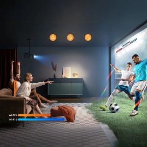 YABER K2s Pro - Proiector cu Subwoofer JBL & Dolby | ebase.ro