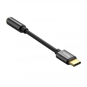 Adaptor Audio Baseus L54 USB-C + Mini Mufa 3.5 mm (negru) CATL54-01