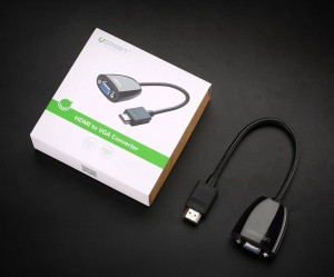 Adaptor Video HDMI la VGA UGREEN MM105, fara sunet (negru) 40253