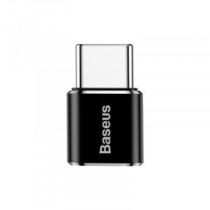 Adaptor Micro USB la USB-C Baseus (Negru) CAMOTG-01