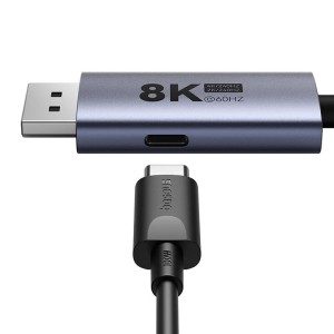 Cablu Adaptor Video USB-C - DisplayPort Baseus 8K 1.5m (negru) B0063370D111-02