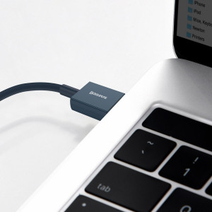 Cablu de date Baseus Superior Series USB la Lightning 2.4A 1m (albastru) CALYS-A03 - Img 10