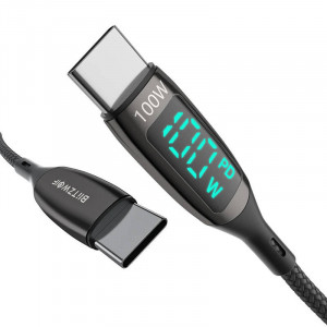 Cablu incarcare rapid Blitzwolf BW-TC23 USB-C la USB-C 100W
