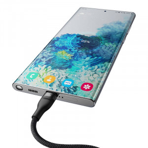 Cablu de date rapid USB 2 in 1 Seria Flash Baseus USB-C la USB-C 100W