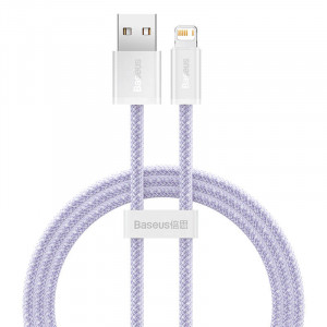 Cablu de date USB la Lightning Baseus Dynamic 2, 2.4A, 1m (violet) CALD040005 - Img 1