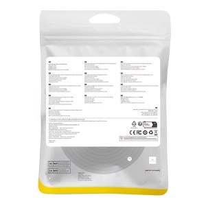 Cablu de Internet Impletit Baseus Ethernet RJ45 Cat.7 10Gbps (Negru)